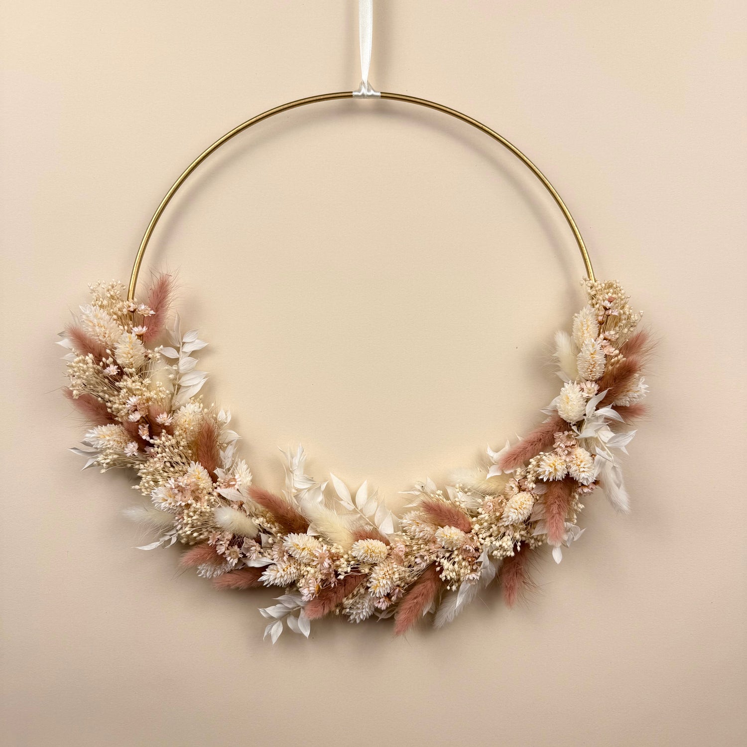 DIY Trockenblumenkranz