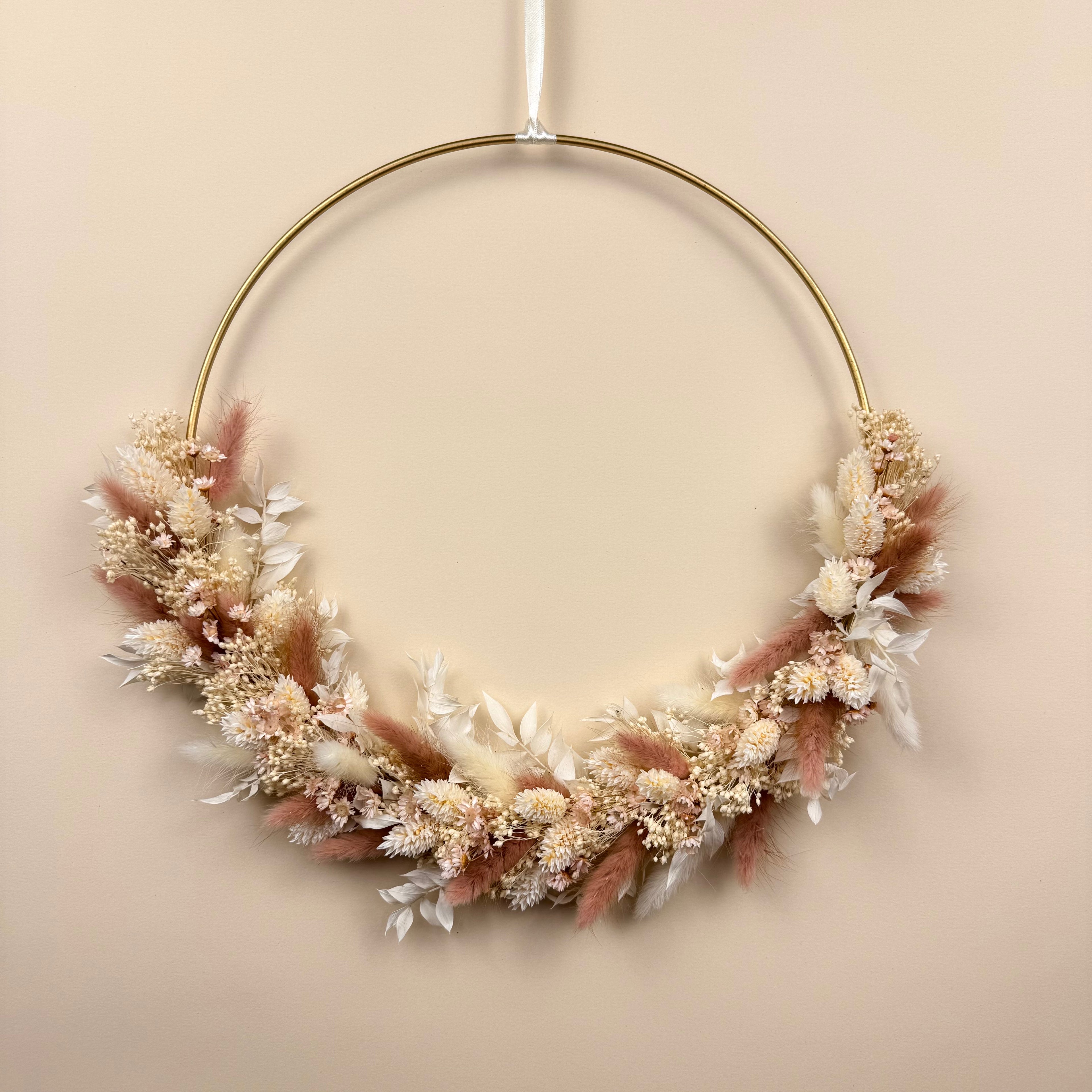 DIY Trockenblumenkranz