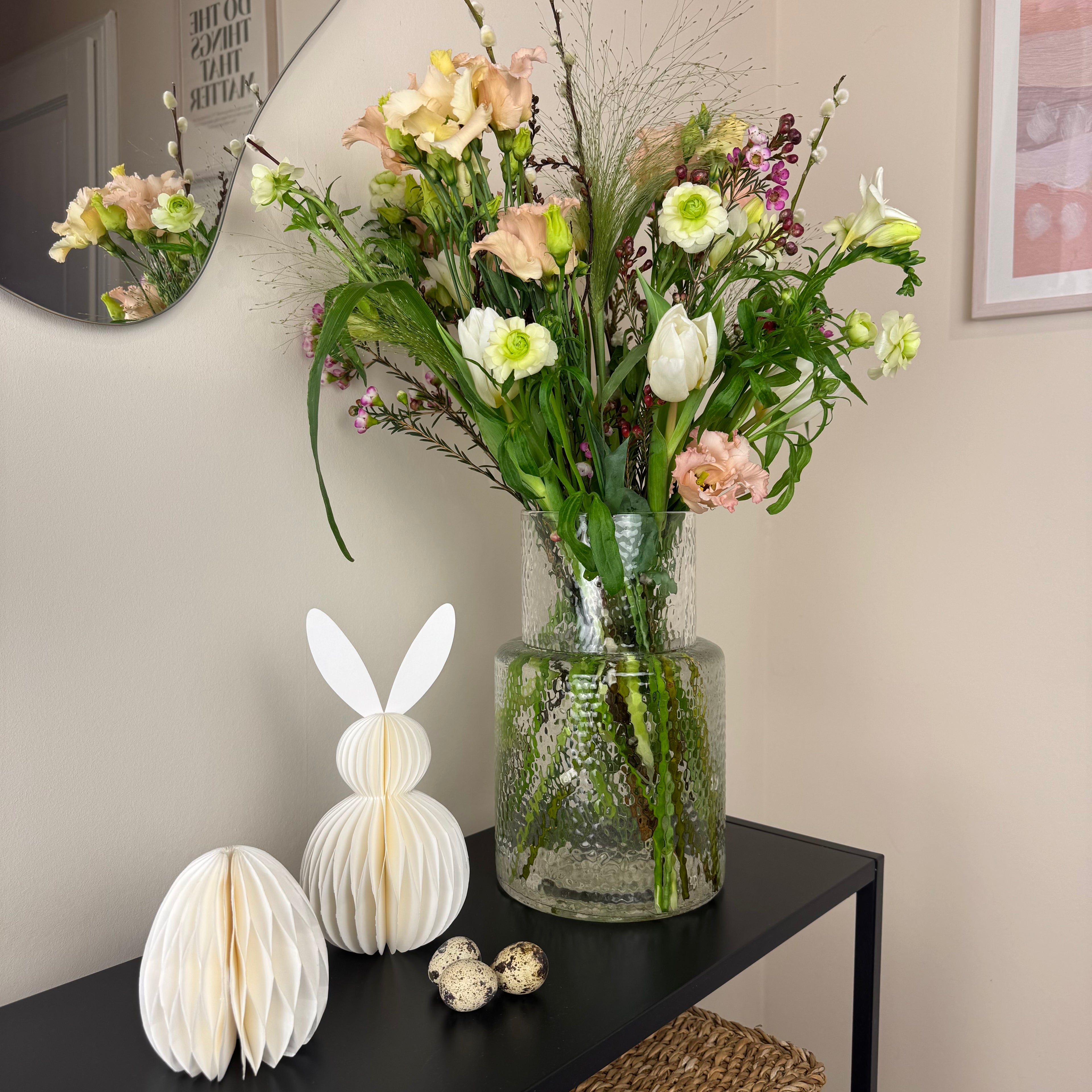 Dekoset
Osterhase aus Papier
Osterdeko
Frühlingsdeko