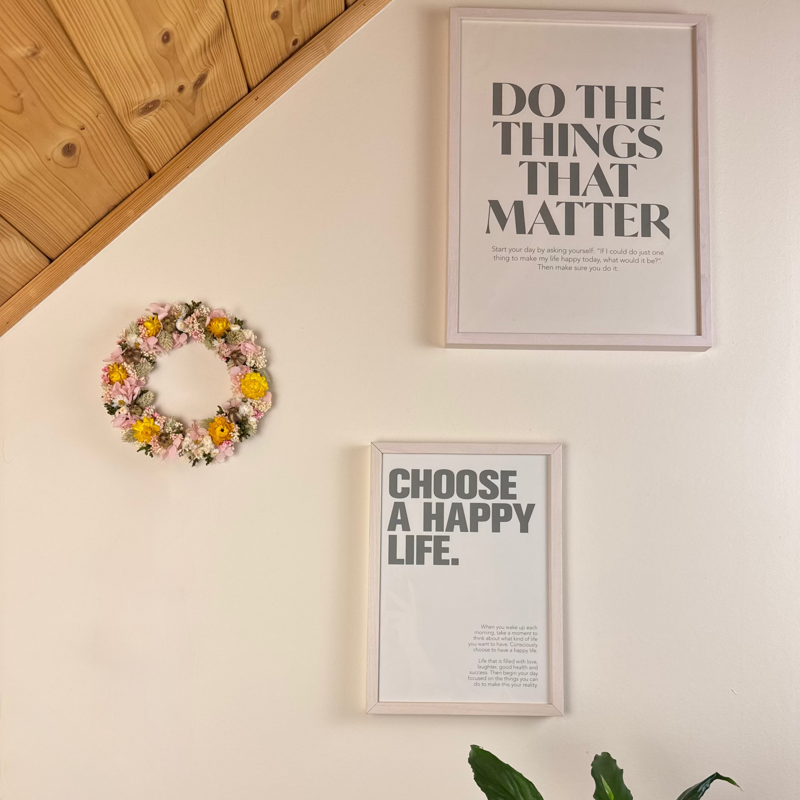 Trockenblumenkranz
Wanddeko
Frühlingsdeko