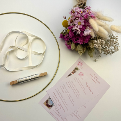 DIY Trockenblumenkranz &quot;Naturschön&quot;
