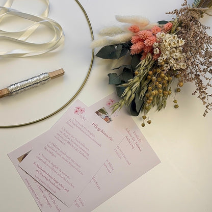 DIY Trockenblumenkranz &quot;Zarter Frühling&quot;  – mit Eukalyptus