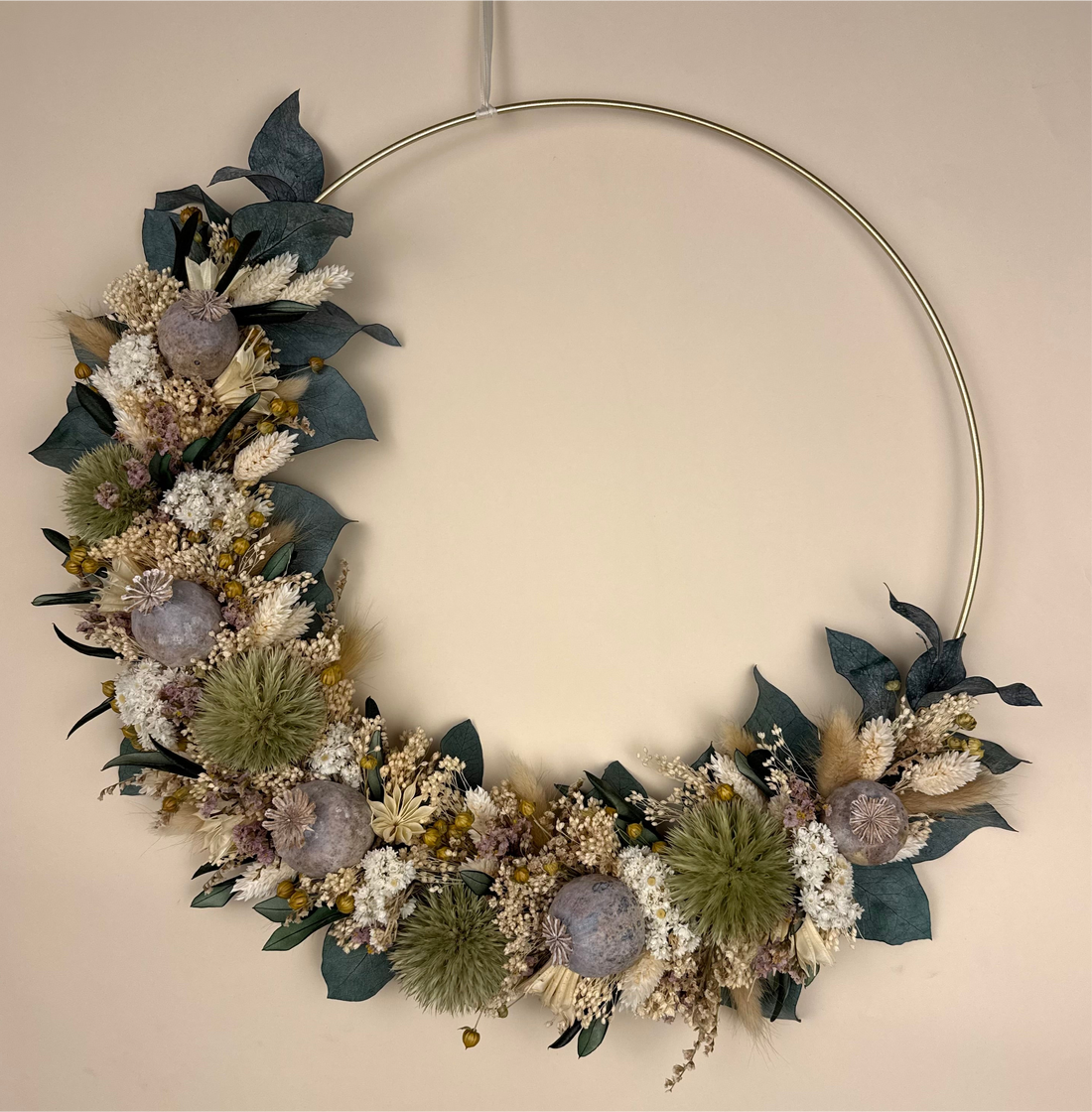 Trockenblumenkranz &quot;Pure Nature&quot; | Premium Edition