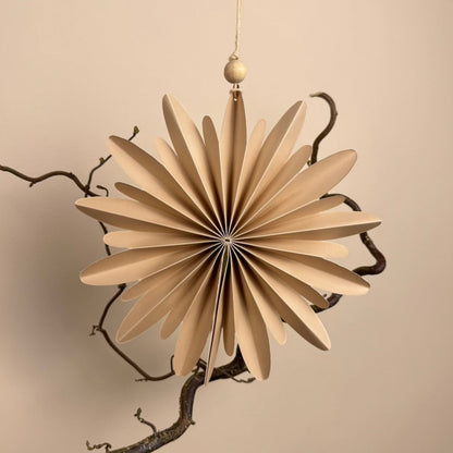 Blütenanhänger beige 