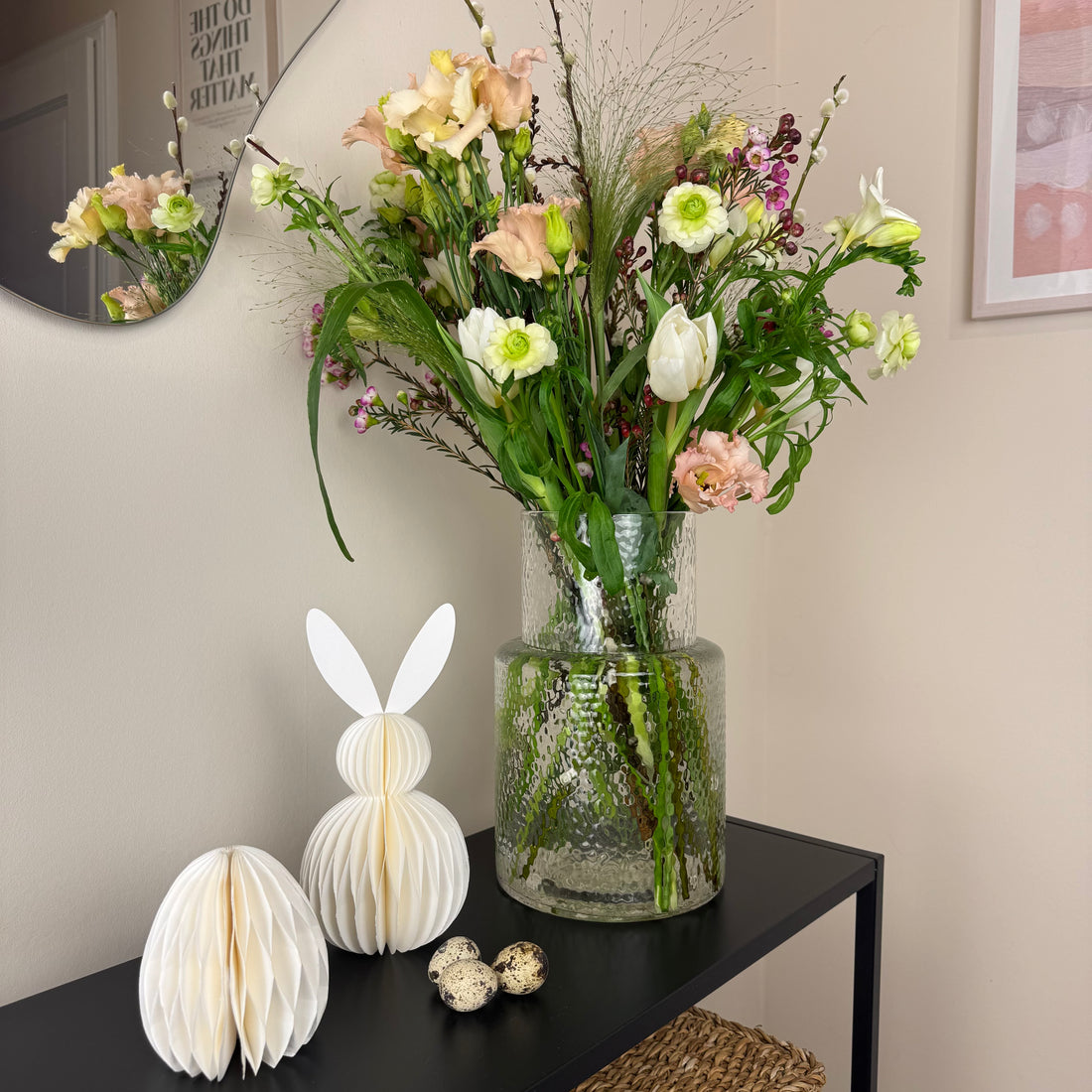 Dekoset
Osterhase aus Papier
Osterdeko
Frühlingsdeko