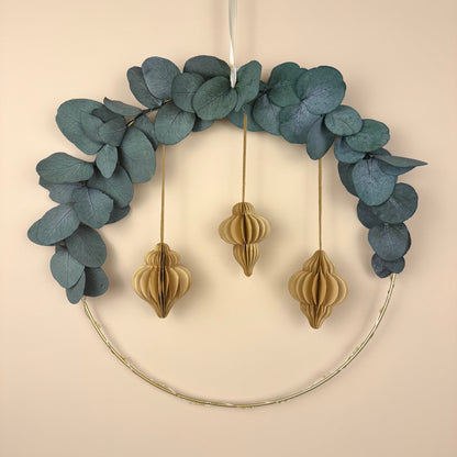 Dekoset
Trockenblumenkranz LED