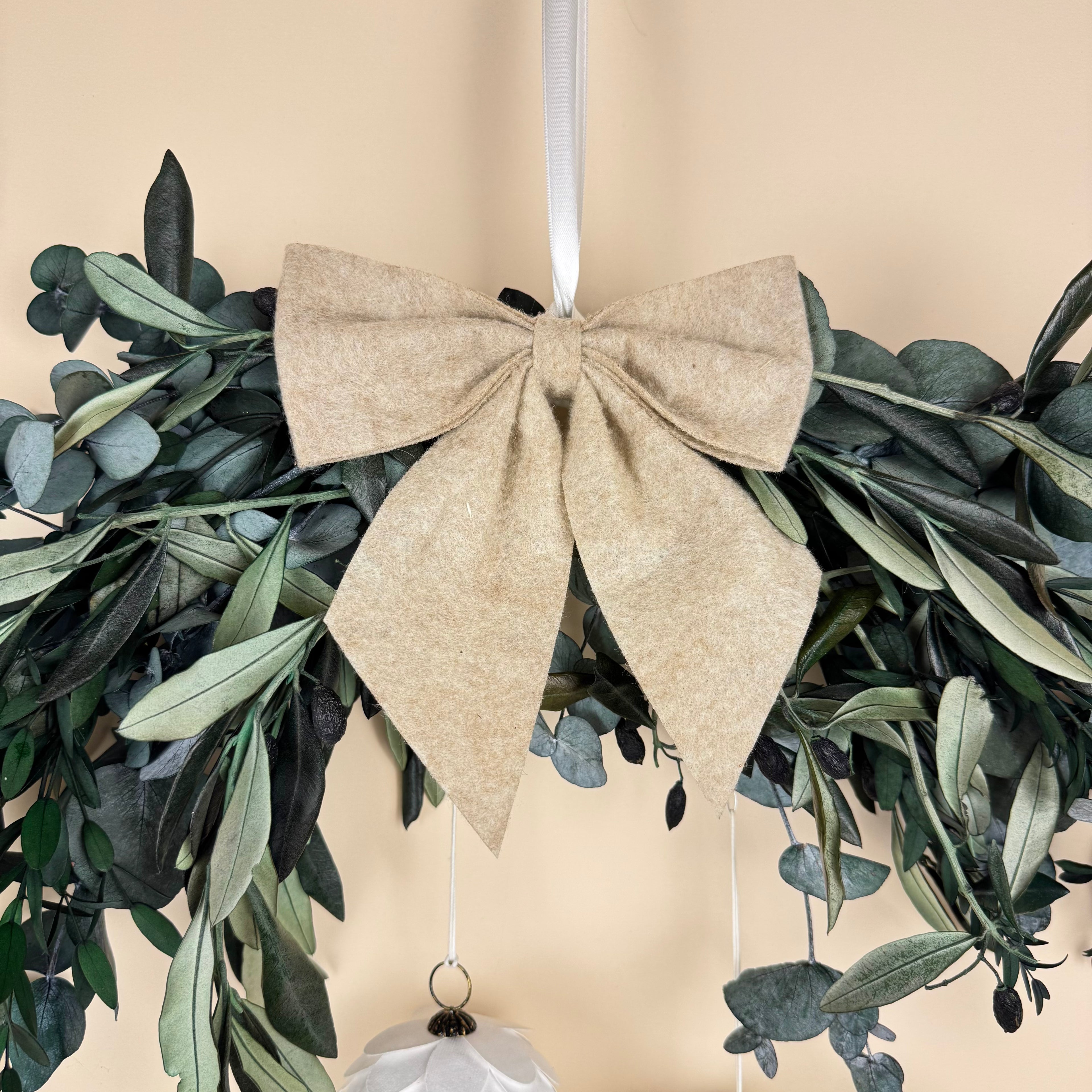 Dekoset Weihnachten
Eukalyptuskranz Trockenblumenkranz