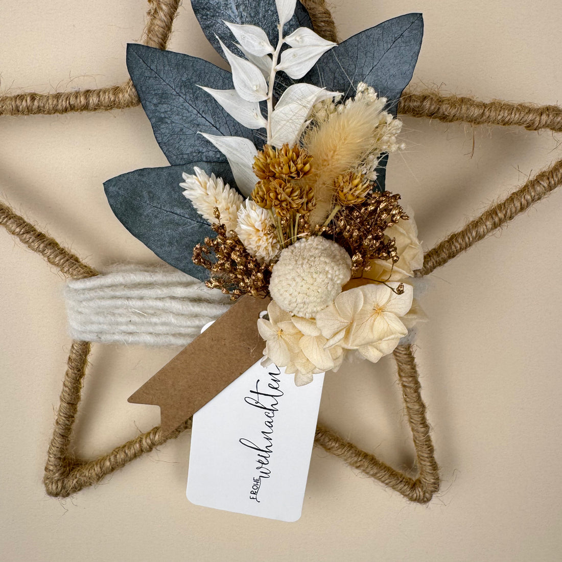 Dekostern Weihnachten
Trockenblumen