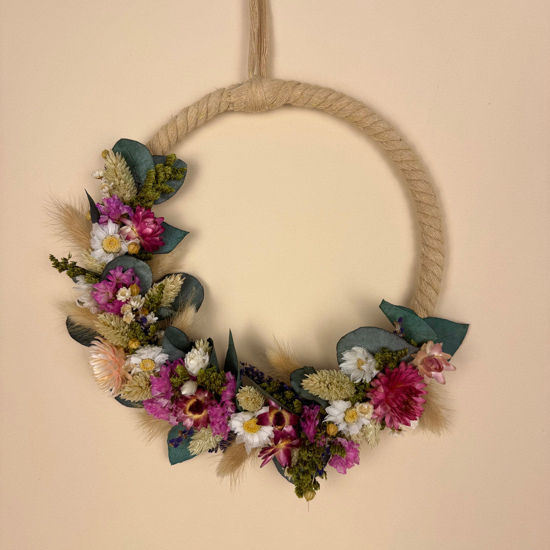 Mini Trockenblumenkranz
