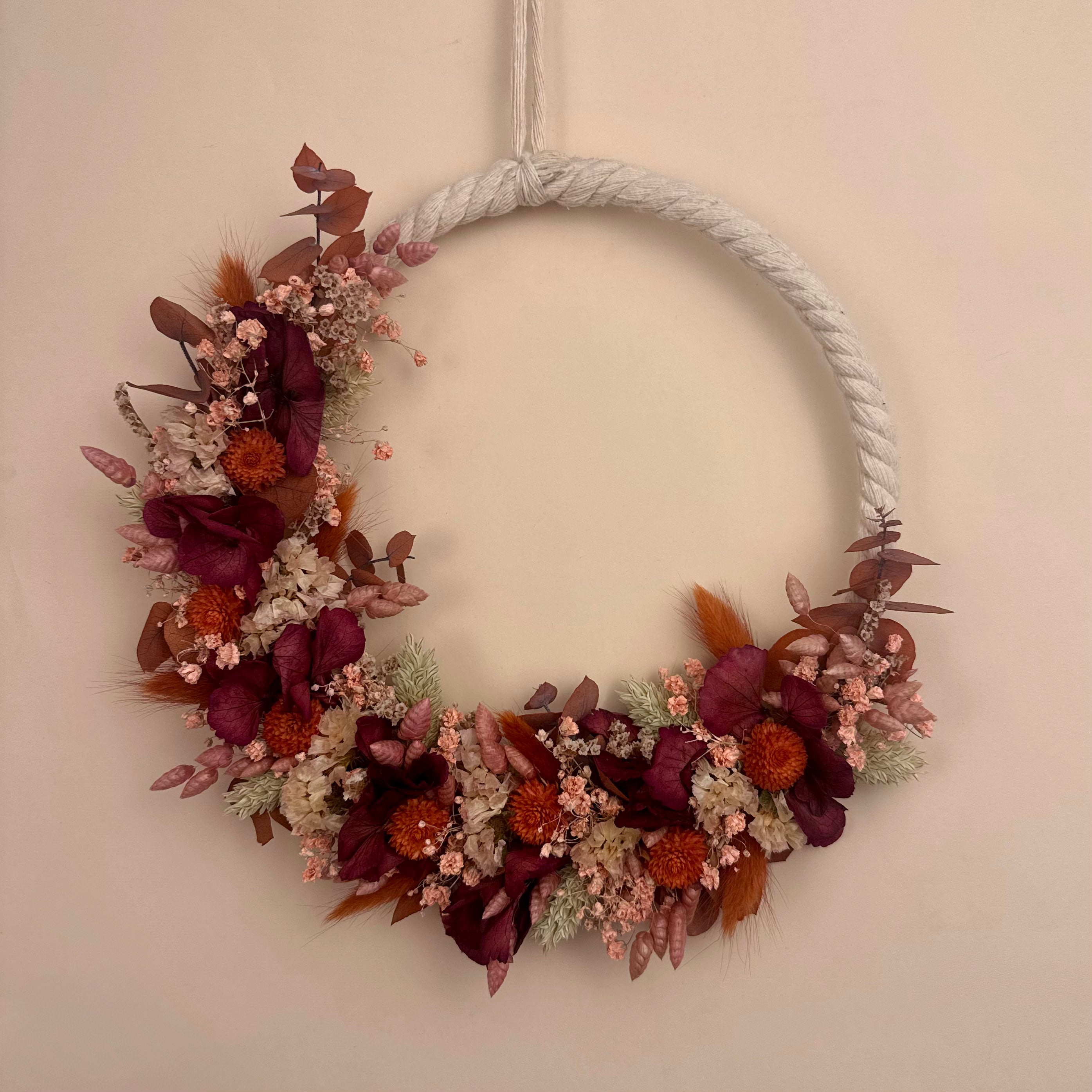 Trockenblumenkranz