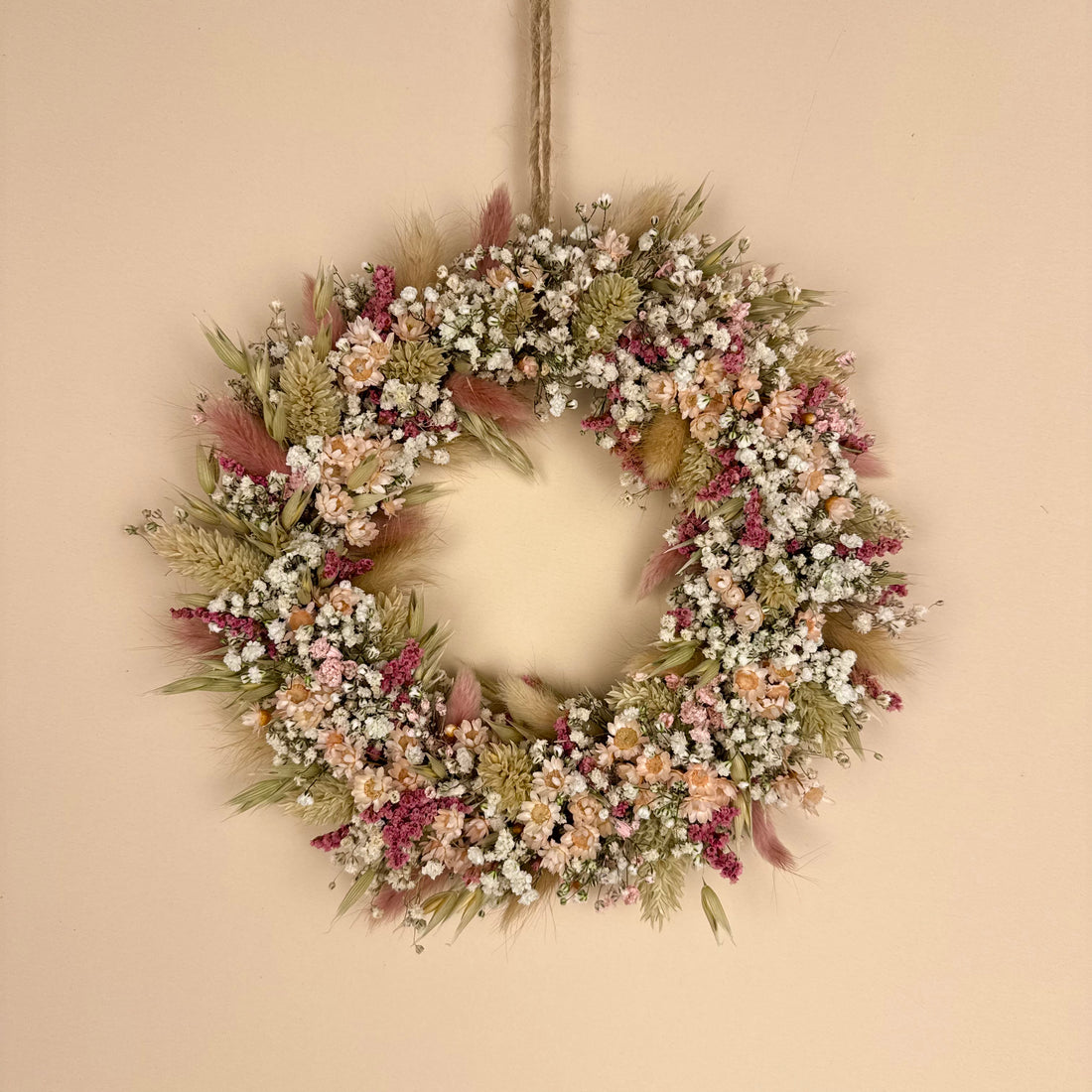 Mini Trockenblumenkranz