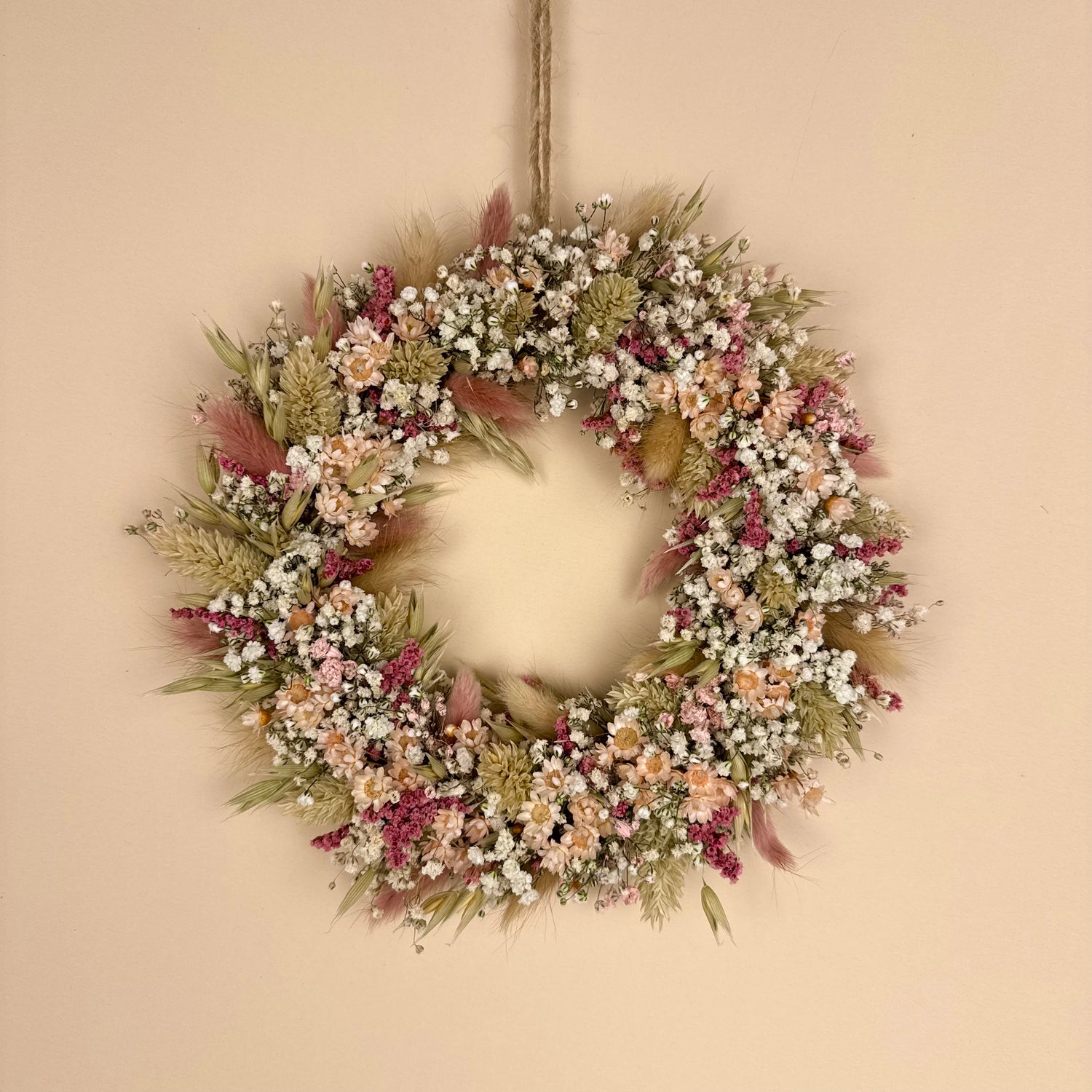 Mini Trockenblumenkranz