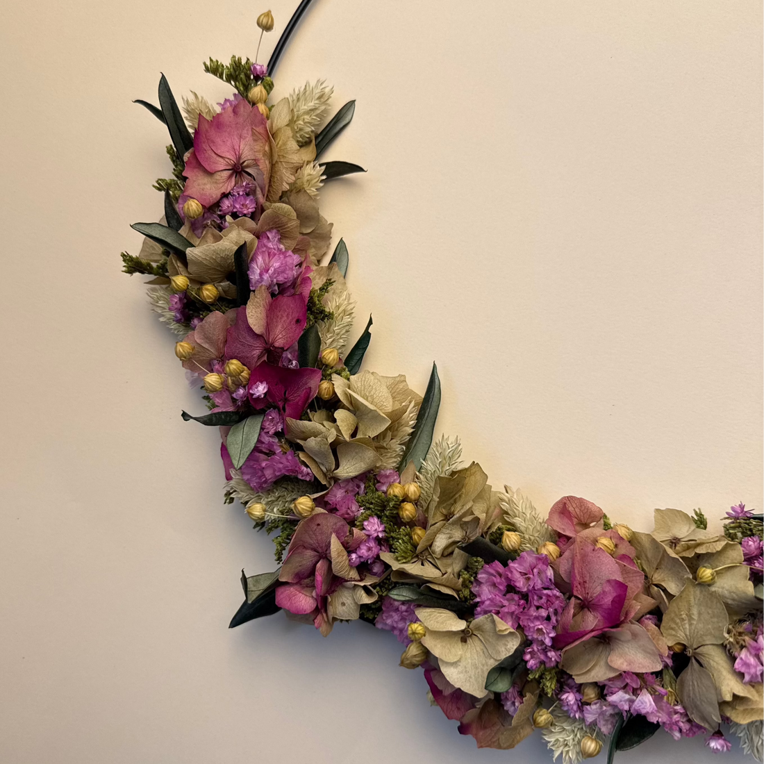 Trockenblumenkranz