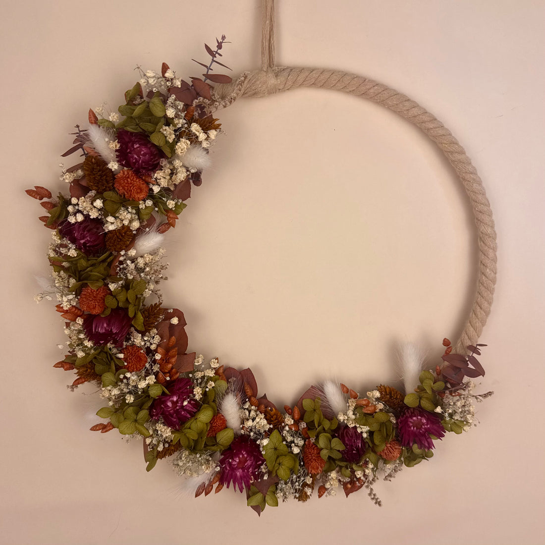 Trockenblumenkranz
Herbstkranz
Türkranz