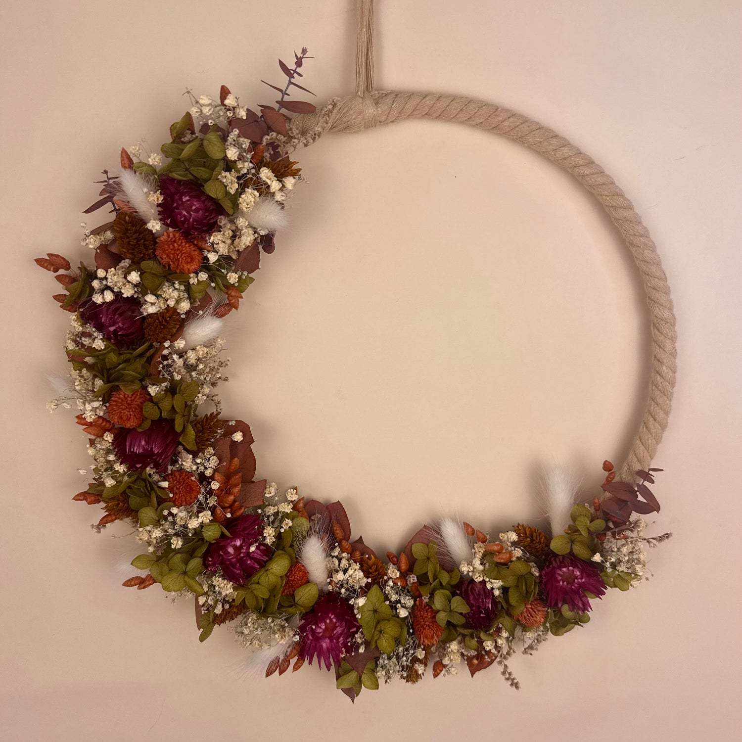 Trockenblumenkranz
Herbstkranz
Türkranz