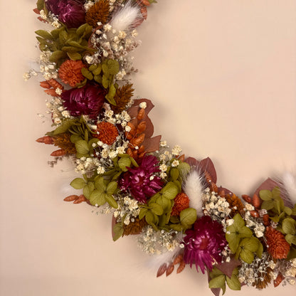Trockenblumenkranz