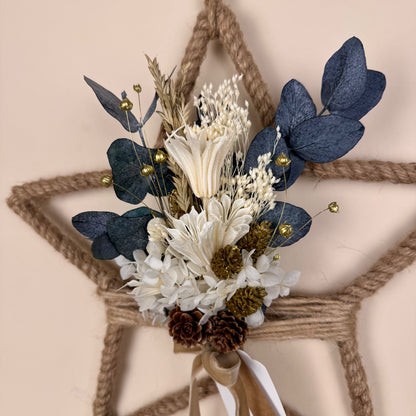 Trockenblumenstern Weihnachten
Weihnachtsdekoration